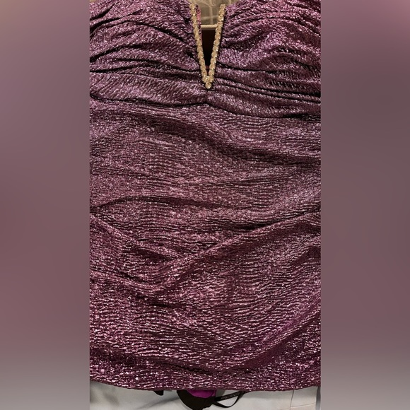 ARDEN B dress size XS shiny purple - Picture 12 of 13